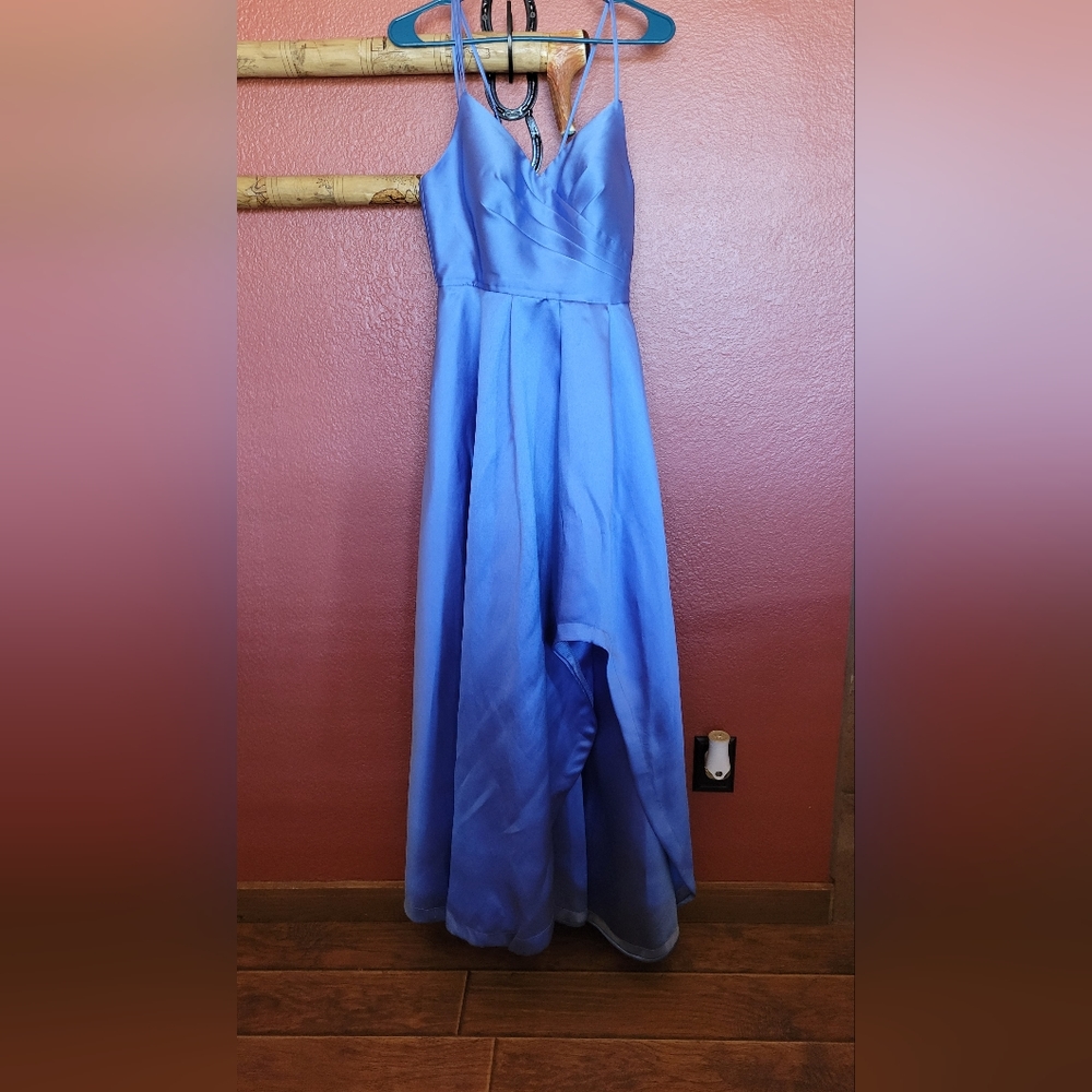 Sequin Heart Blue Gown/Formal/Dress